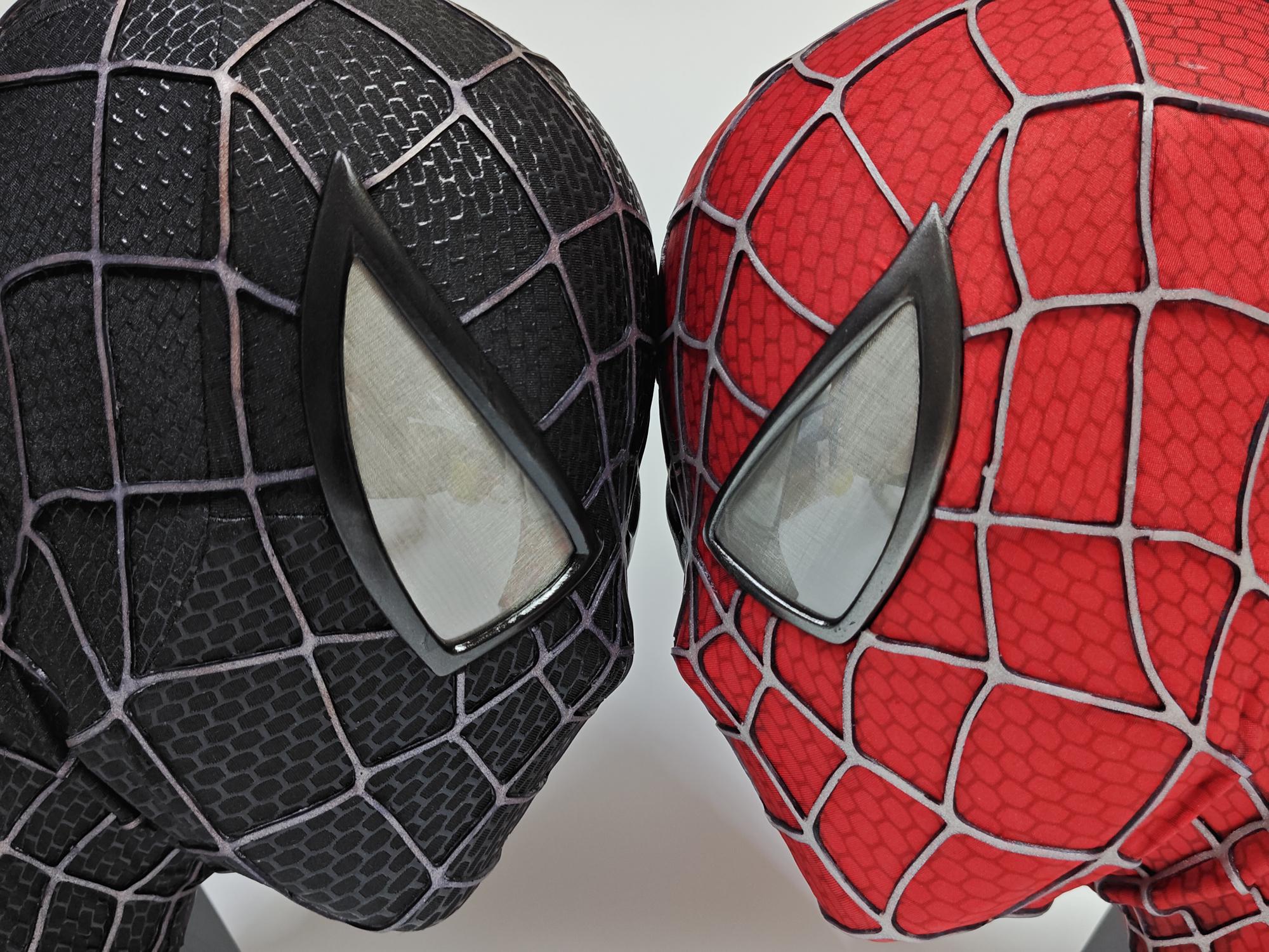 スパイダーマン マスク 3D サム・ライミ版 LEDモデル　1/1　black スパイダーマン マスク 3D サム・ライミ版 LEDモデル 1/1 black