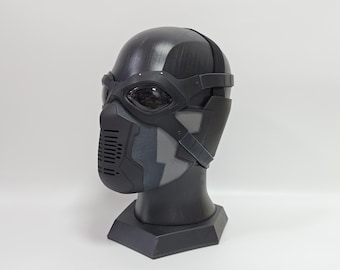 Winter Soldier Mask Bucky Mask Bucky Barnes Cosplay Costume，Customized Handmade Gift，Halloween，Wearable Movie Prop