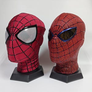 Amazing Spiderman Cosplay Mask Amazing 2 Mask Andrew Garfield Cosplay Costume，Customized Handmade Gift，Wearable Movie Prop