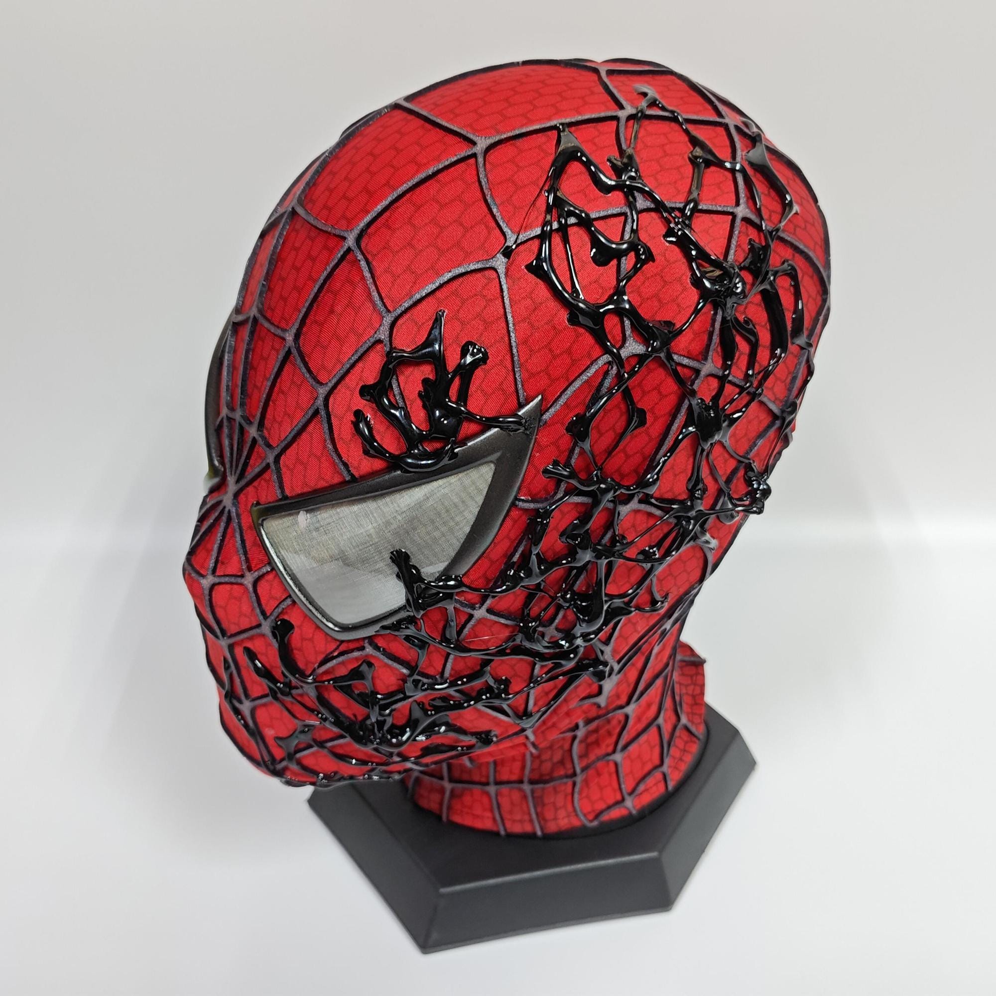 サム・ライミ ハーフフェイス ヴェノム スパイダーマン マスク レッド