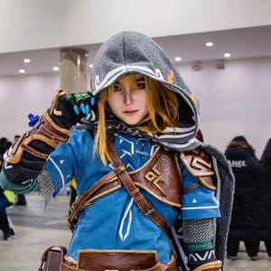 Link Cosplay Cape The Legend of Zelda Costume Suit Tears of the Kingdom Cosplay Cape，Customized Handmade Game Prop