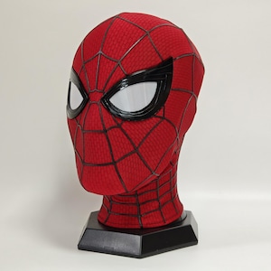 Brand New Day Spiderman Cosplay Mask Tom Holland Mask Spiderman Cosplay Costume，Customized Handmade Gift，Wearable Movie Prop