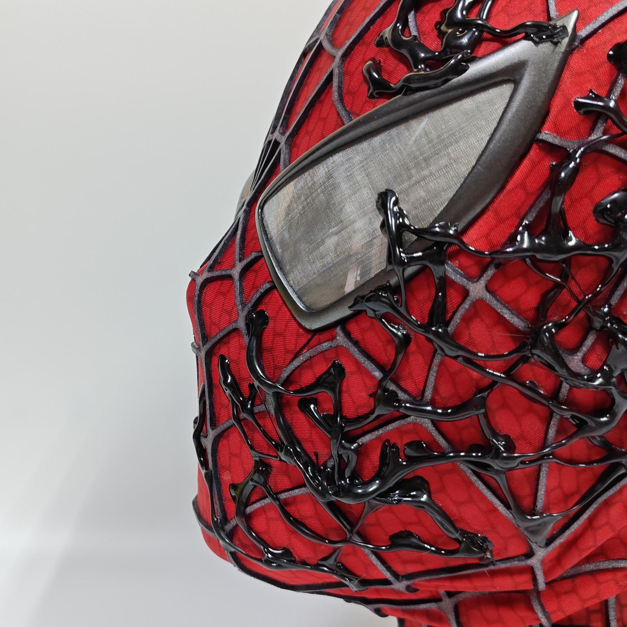 Sam Raimi Half-face Venom Spiderman Mask Red Sam Raimi Spiderman Mask ...