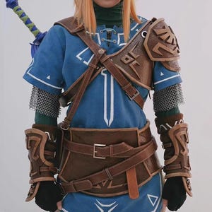 Link Cosplay Costume Suit The Legend of Zelda Costume Tears of the Kingdom Cosplay Suit，Customized Handmade Game Prop