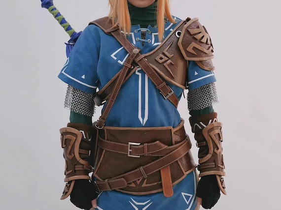 Link Cosplay Costume Suit The Legend of Zelda Costume Tears of the Kingdom Cosplay Suit，Customized Handmade Game Prop