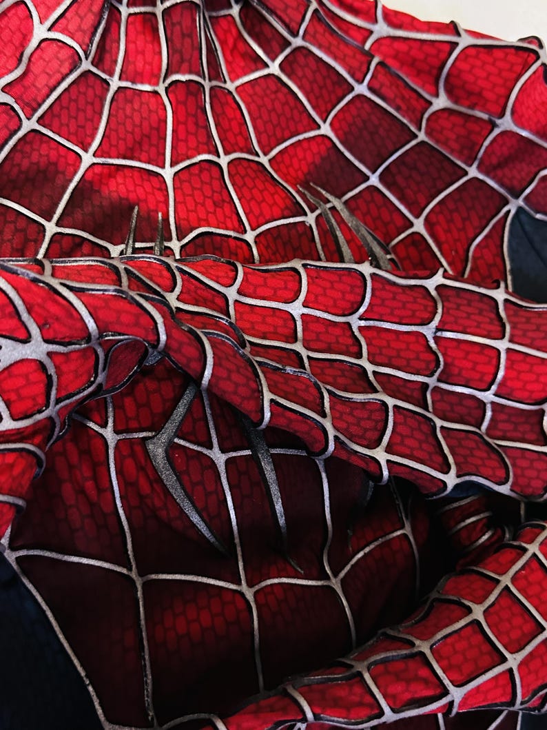 Sam Raimi Spider Man Pattern Spiderman Costume Suit Cosplay Sam Raimi Spider-man Upgraded Suit With ...