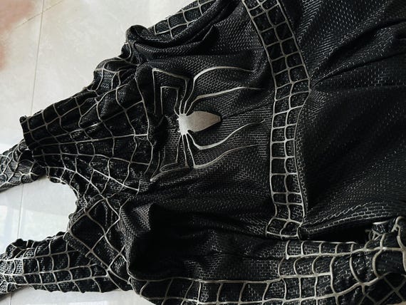 Venom Spiderman Cosplay Costume Black Sam Raimi Spider-man