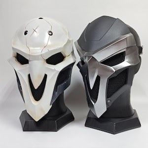 Reaper Cosplay Mask OW Reaper Cosplay OW Reaper Costume ，Customized Handmade Gift，Halloween，Wearable Video Game Prop
