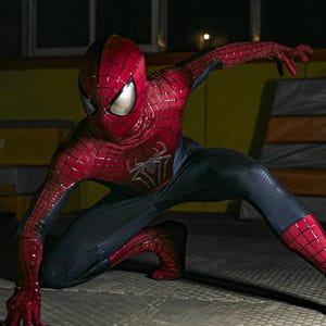 The Amazing Spiderman 2 Cosplay Costume Suit Amazing Spiderman 2 Upgraded Costume Spider-man Cosplay Suit，Customized Handmade Movie Prop