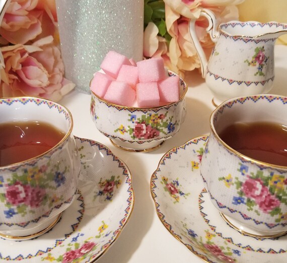 rainbow tea coffee sugar