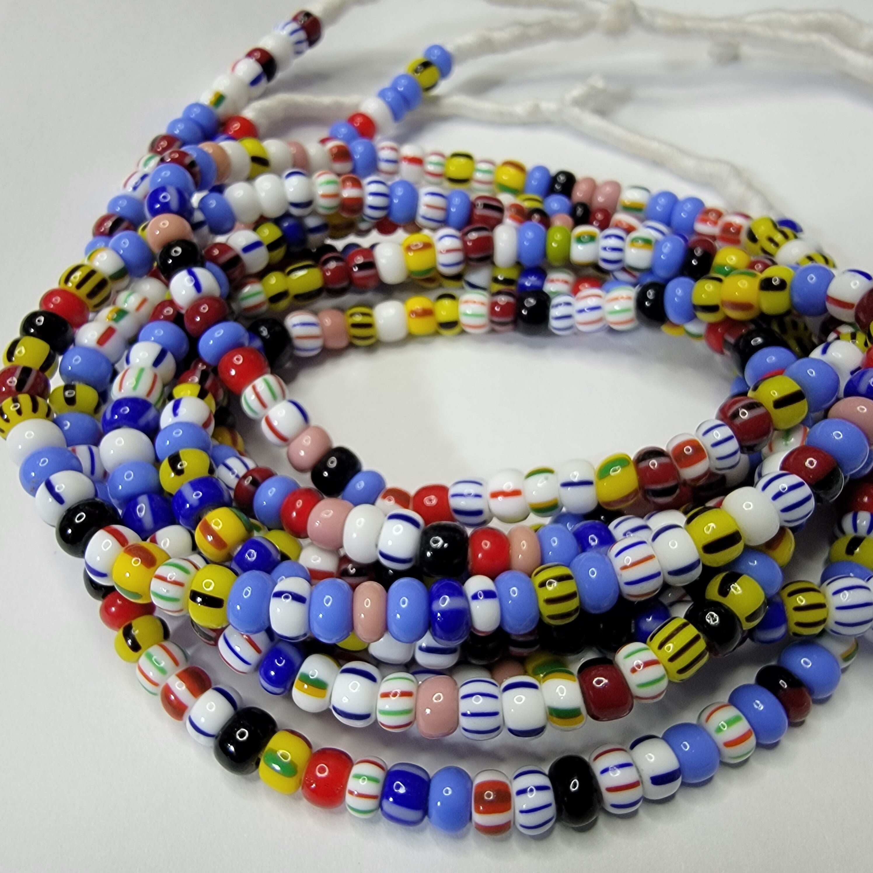 African Seed Beads African Christmas Beads Etsy