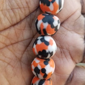 23 African Beads, Ghana Recycled Beads