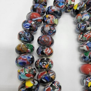 Oval Millefiori Beads