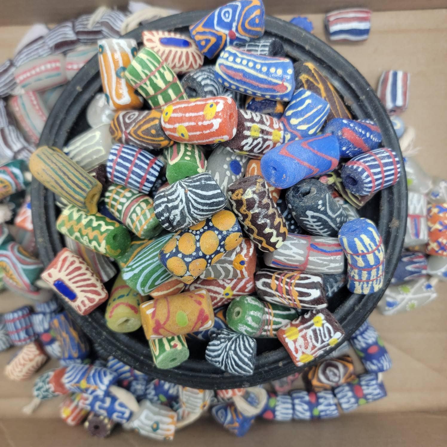 大きなアフリカのビーズを混ぜる - Etsy 日本