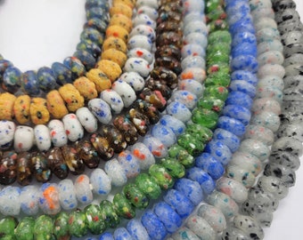 Rough African Beads, Bottle Glass Beads, Krobo Beads