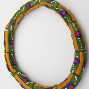 11 Ghana Beads, Jewelry Making, African Beads
