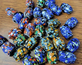 Barrel Indian Glass Beads