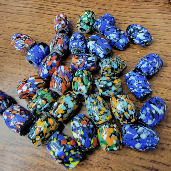 Barrel Indian Glass Beads