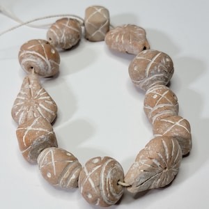 Mix Natural Terracotta Beads, African Beads