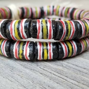 Ghana Handmade Krobo Beads, Natural Beads
