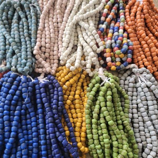 Powdered Glass Beads, African Recycled Glass Beads