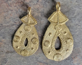 Brass Beads, African Pendants