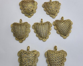 Heart Shaped African Pendants