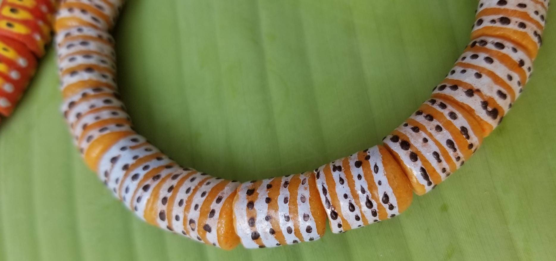 Hand Made African Beads Recycled Glass Bead Etsy