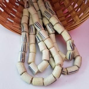 17 Handmade African Ghana beads