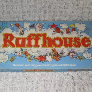 Vintage 1980 Ruffhouse Board Game by Parker Brothers in Excellent Condition 100% Complete