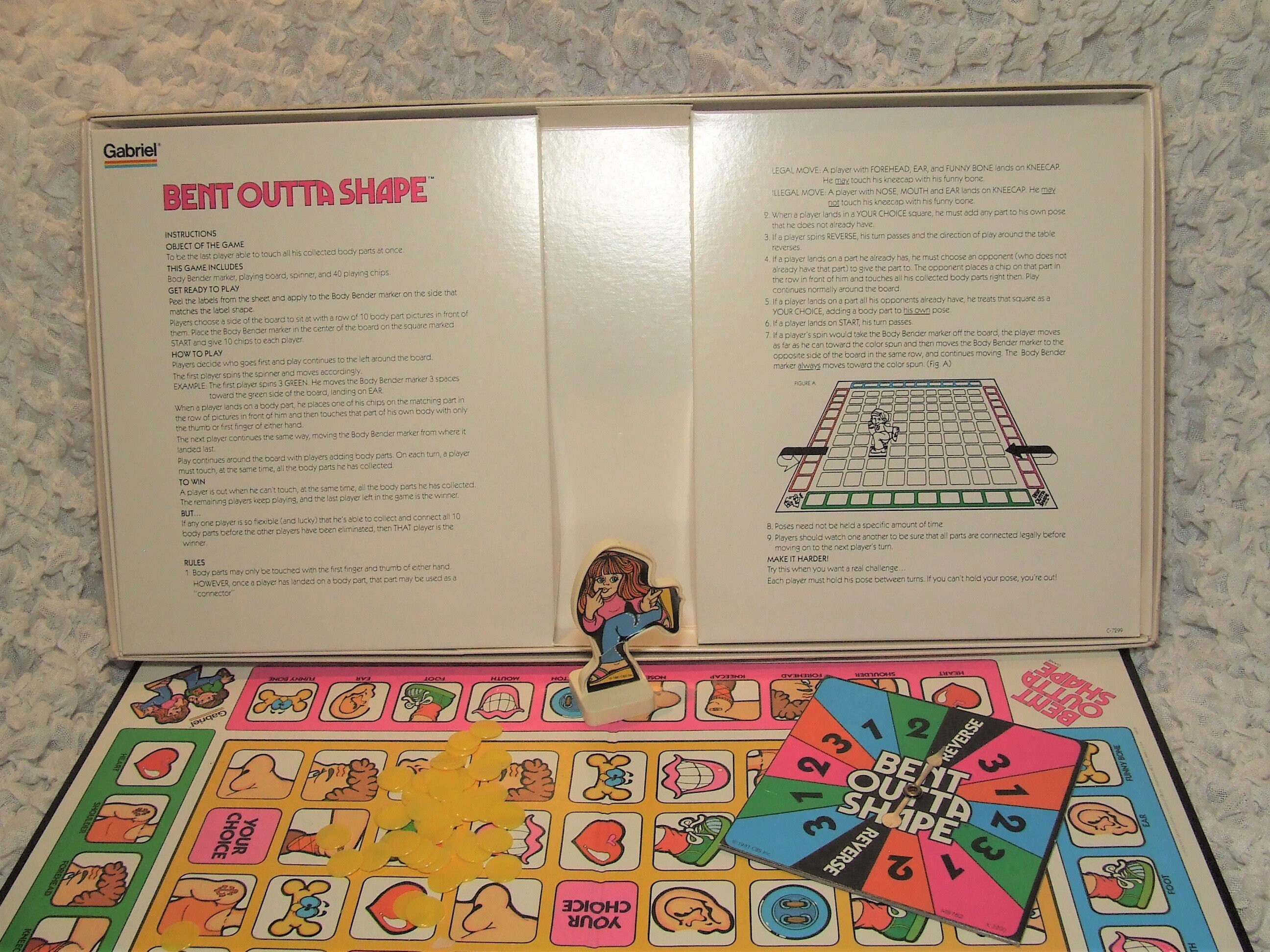Vintage 1981 Bent Outta Shape Board Game by Gabriel 100 Etsy UK