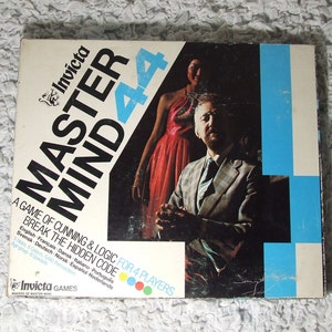 Vintage 1977 Mastermind 44 100% Complete Excellent Condition Break the Hidden Code Logic Game