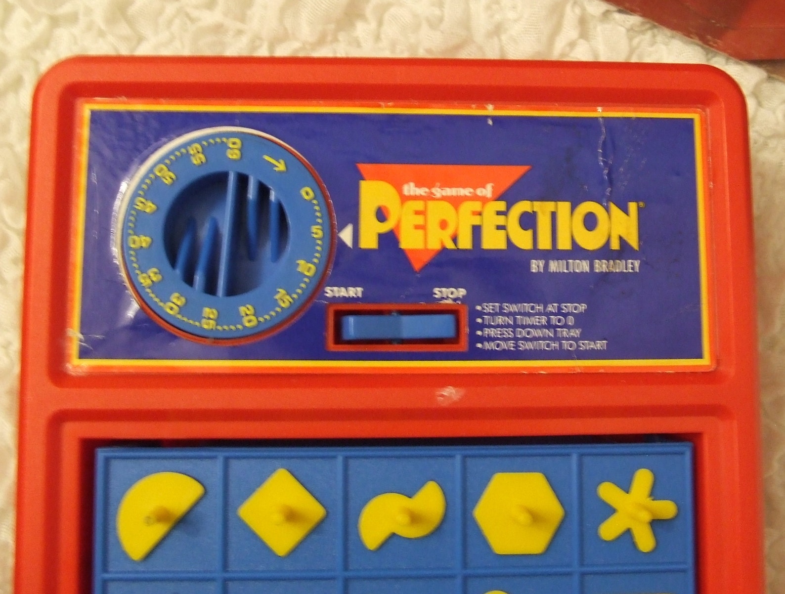 Vintage 1989 Perfection Board Game by Milton Bradley 100% | Etsy