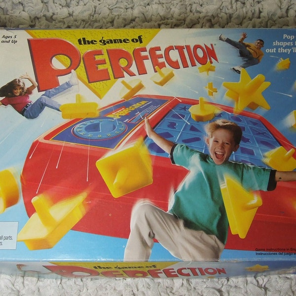 Vintage 1998 Game of Perfection by Milton Bradley 100% Complete Like New Excellent Condition Race the Clock