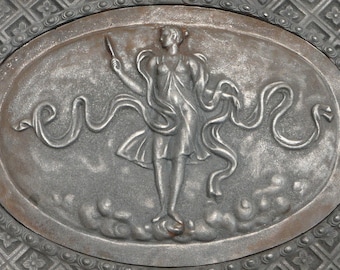 Metal Medallions – Cast Oval – Decorative Elements - steel Art castings