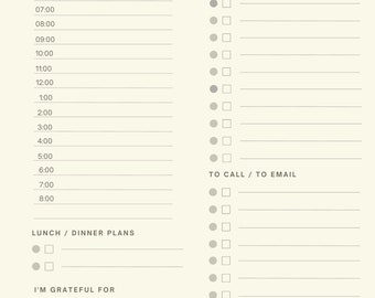 Dagplanner 1 pagina per dag