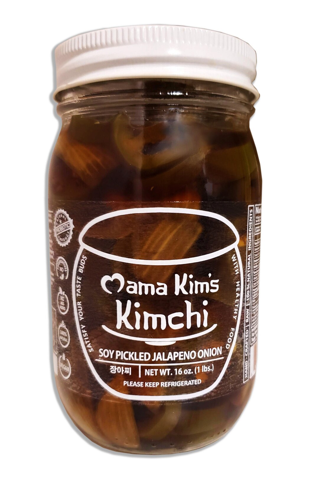 16oz Soy Pickled Jalapenos and Onions Korean Style Jangajji 고추장아찌 Etsy