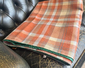 Coperta da picnic in lana impermeabile / Coperta per cani in tartan di lusso / Tappeto da esterno con retro impermeabile / Stuoia da picnic country / Coperta per cani fatta a mano