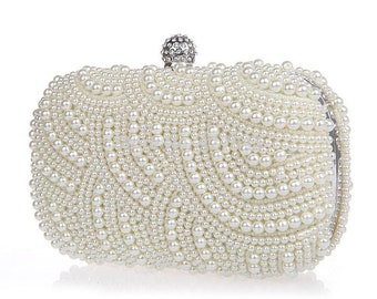 pearl bridal bag