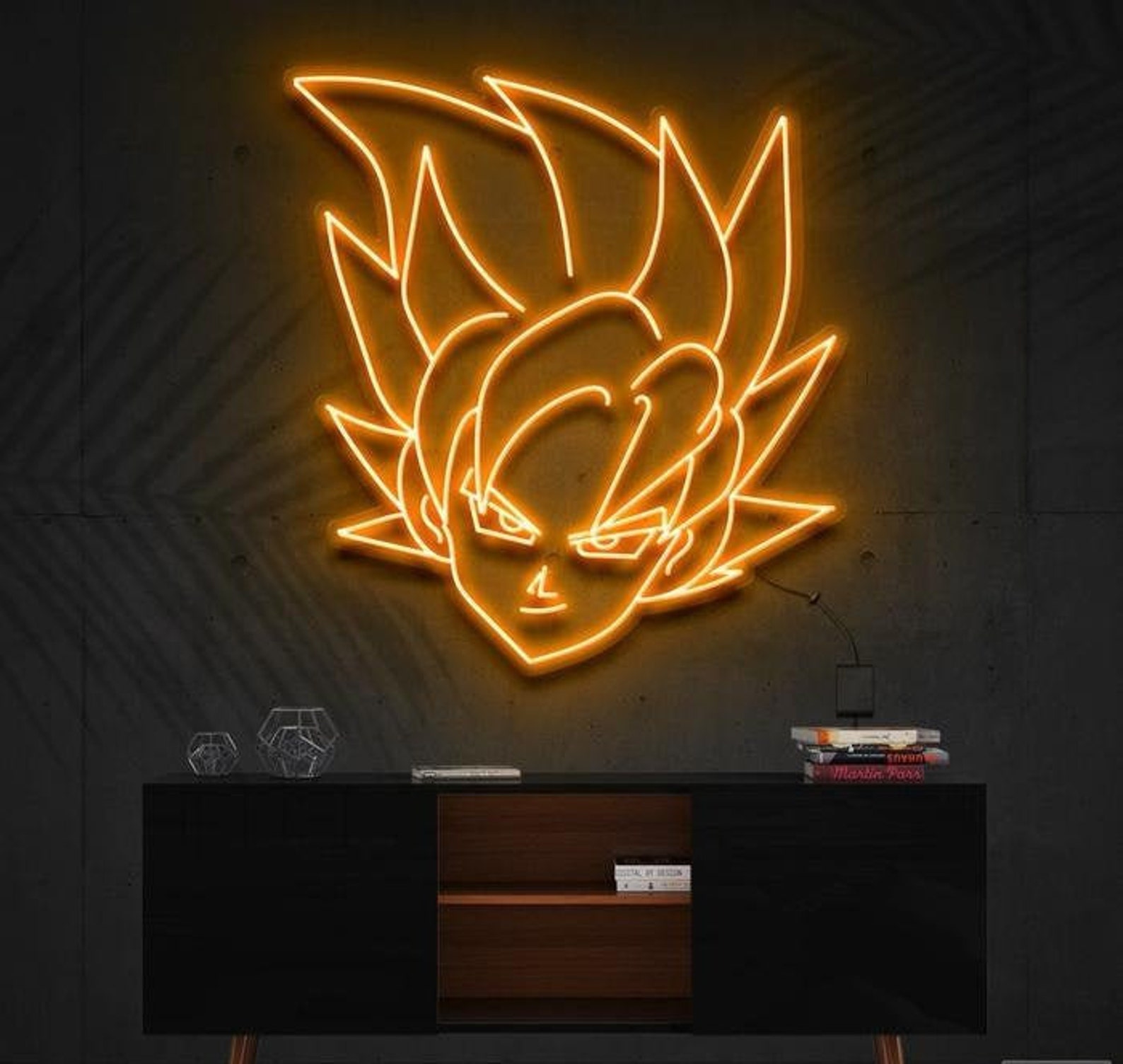 Custom Neon Goku Neon sign Dragonball neon sign Anime Neons | Etsy