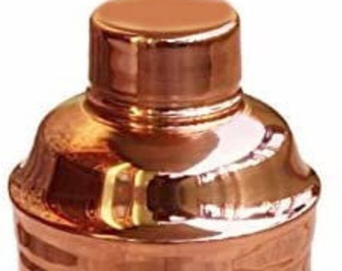 Pure Copper Cocktail Shaker 24 OZ Capacity Heavy Gauge Etsy