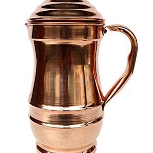 Copper Maharaja Jug Pitcher For Drinking Water and Storage