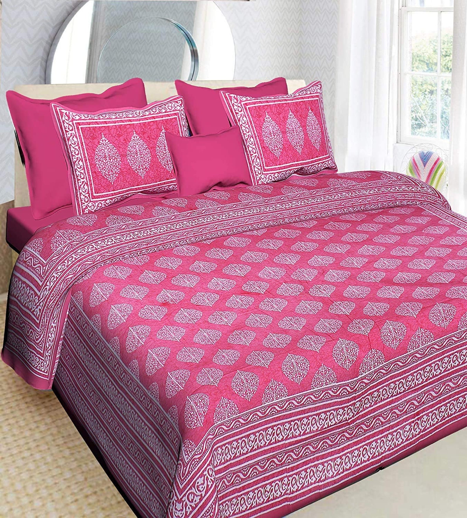 Double Bedsheet Queen Size Tapestry Printed With 2 Pillow Etsy