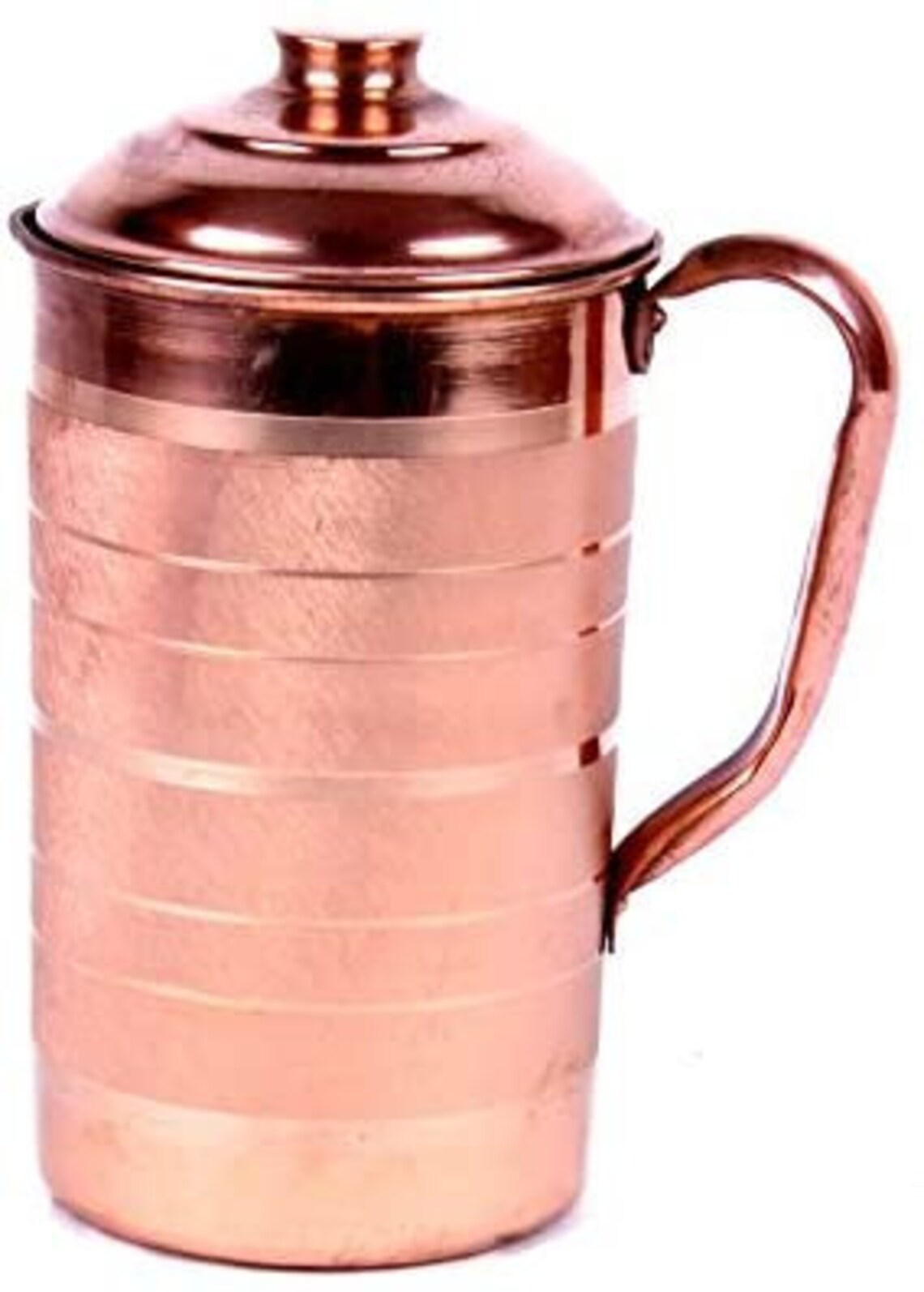 Pure Copper Jug With Lid Good for Digestive & Nervous System Etsy