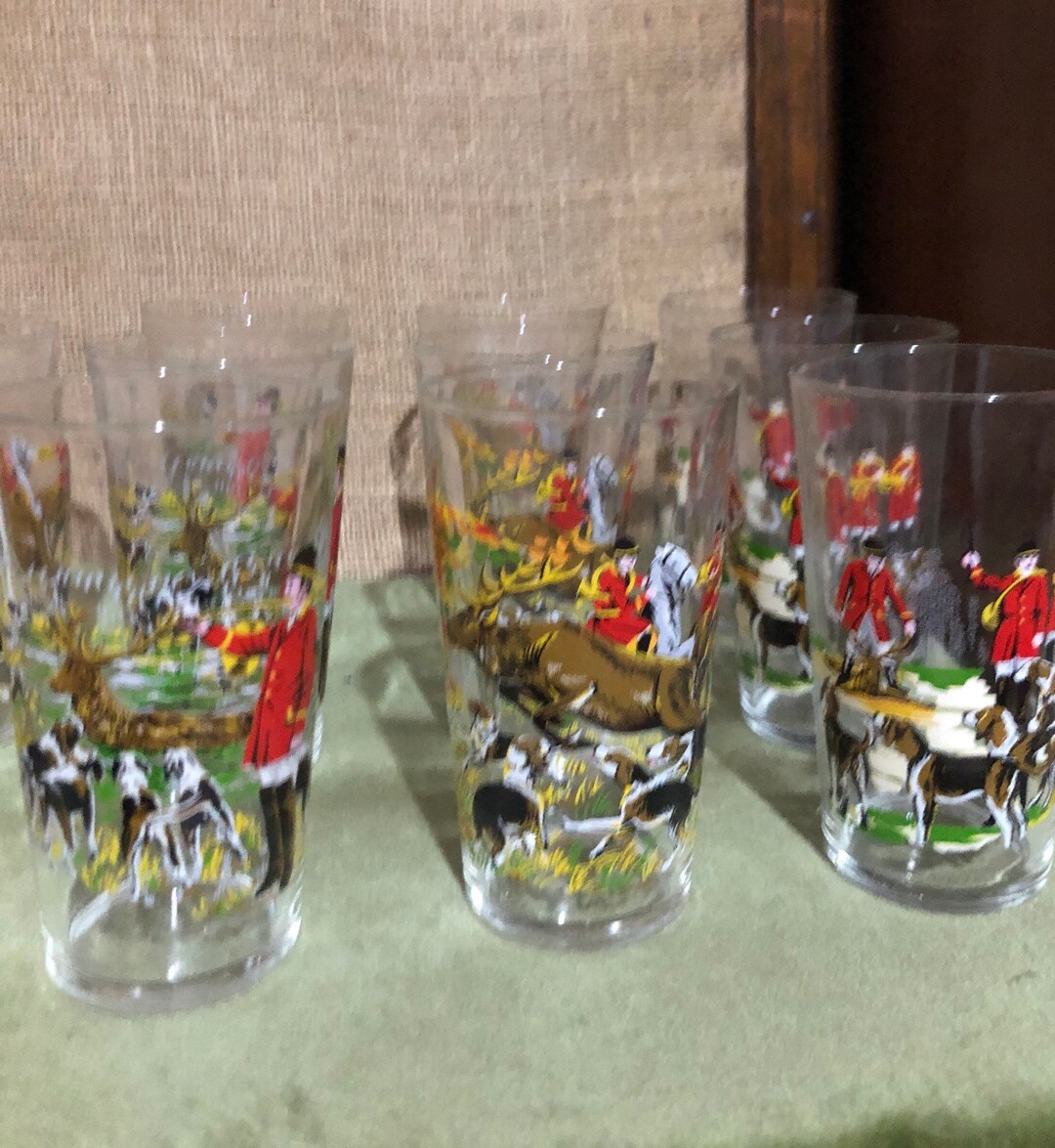 Vintage francés vaso de jugo de vaso vasos de agua conjunto de Etsy