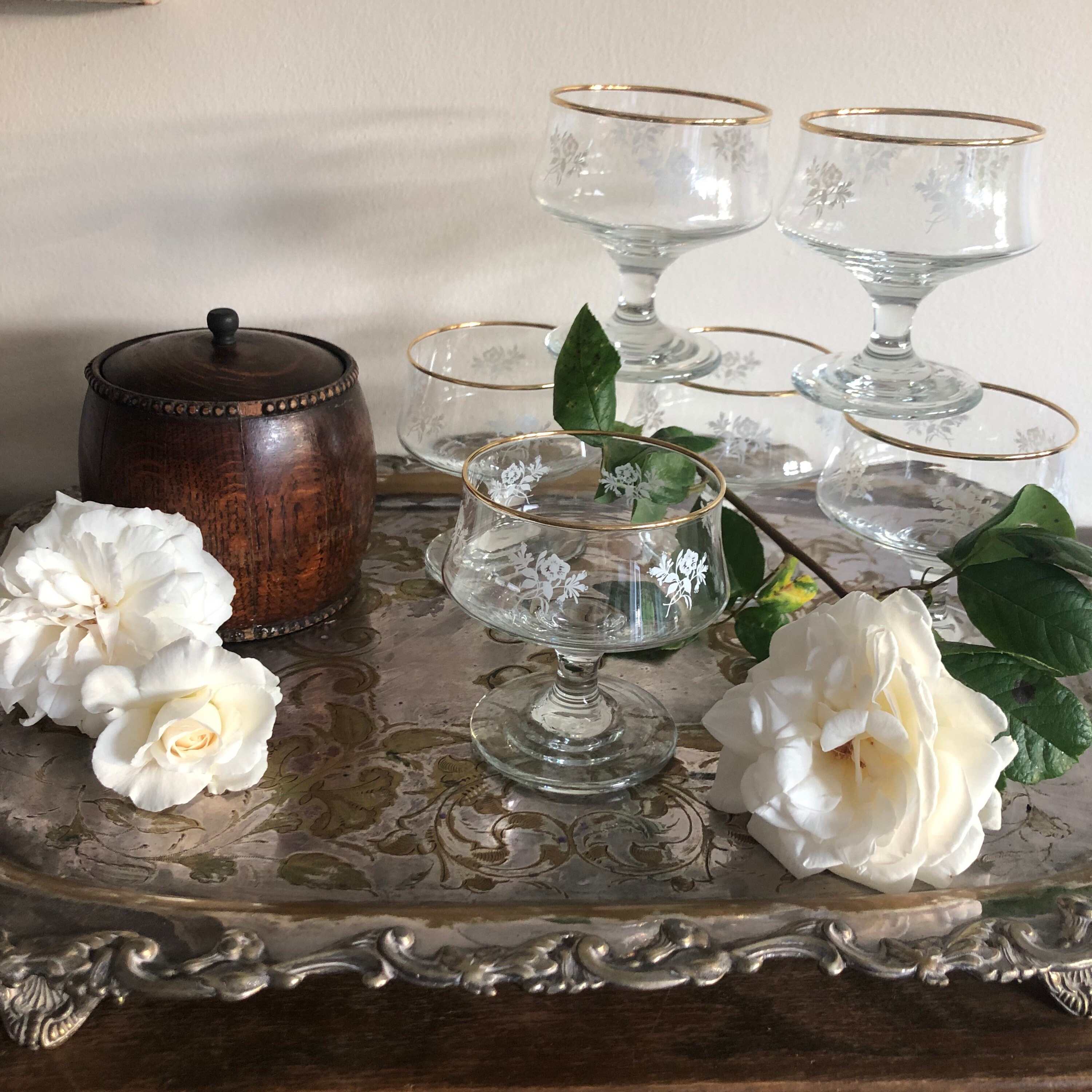 Stuart Hampshire cut Set of 6 dishes ideal for pudding sundae Etsy