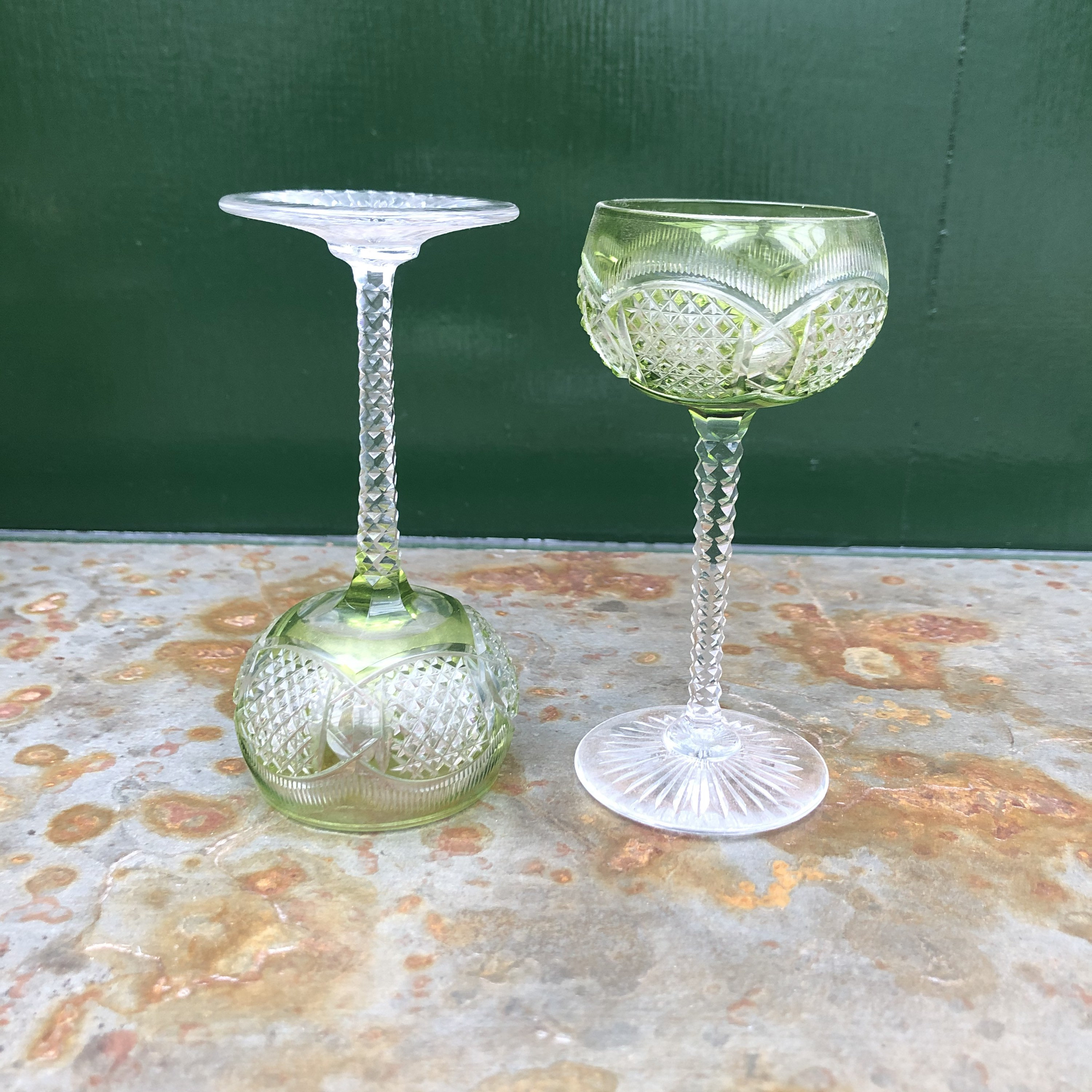 VAL St LAMBERT Crystal Antique Aaron Cut Pattern Cordial Etsy
