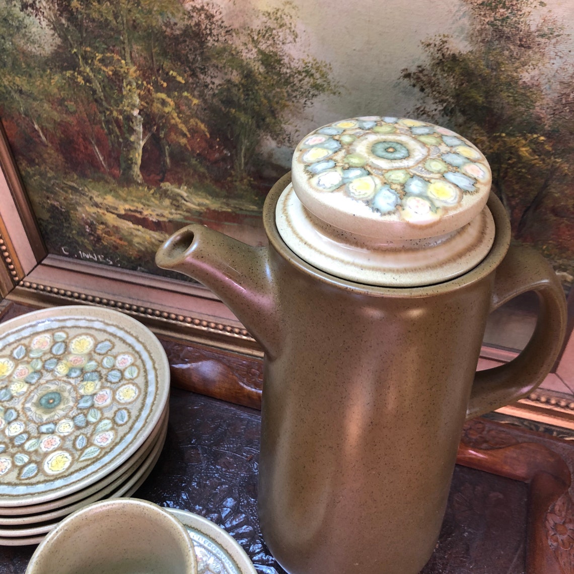 Vintage Reflections Franciscan England Ceramic Pottery Glazed Etsy UK