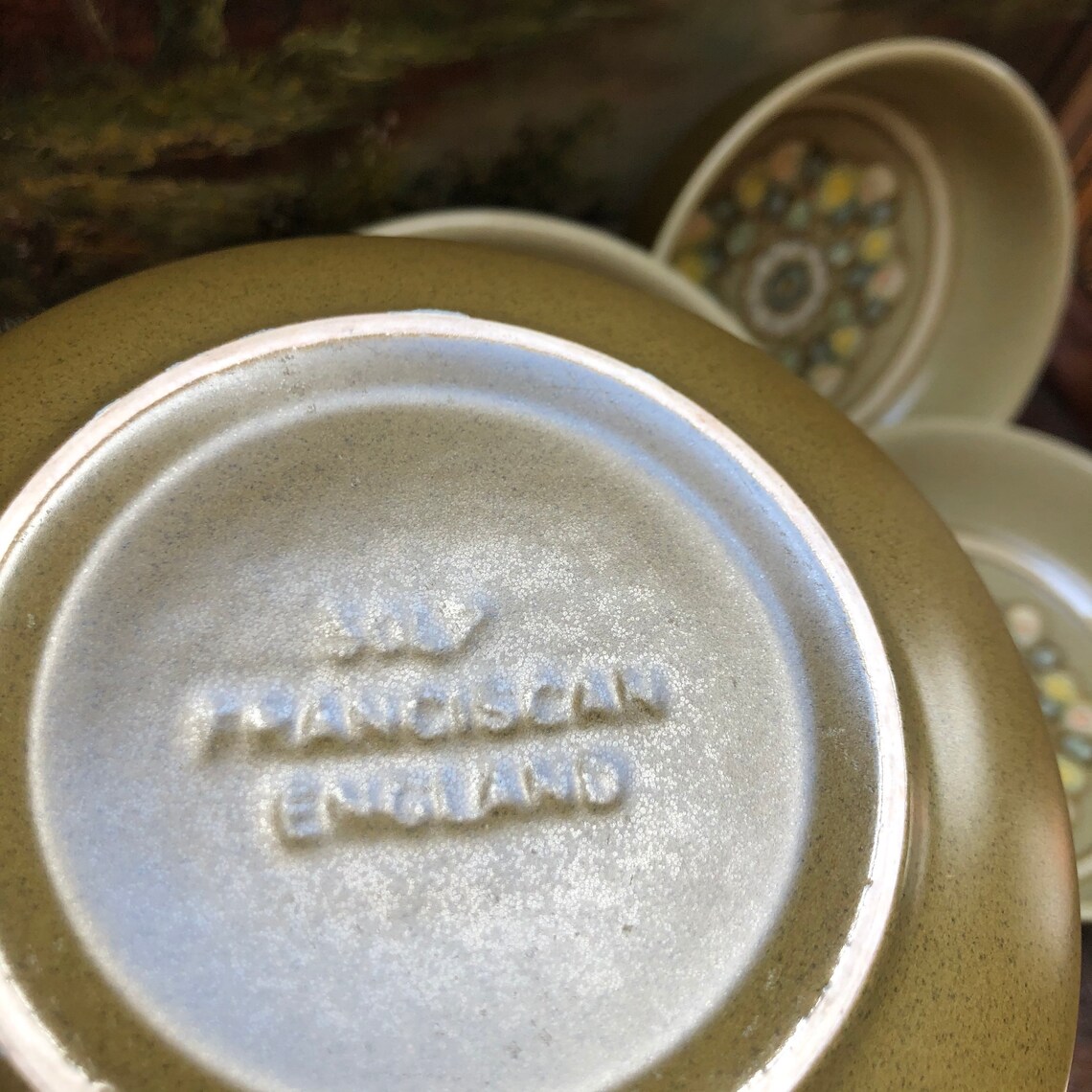 Vintage Reflections Franciscan England Ceramic Pottery Glazed Etsy UK