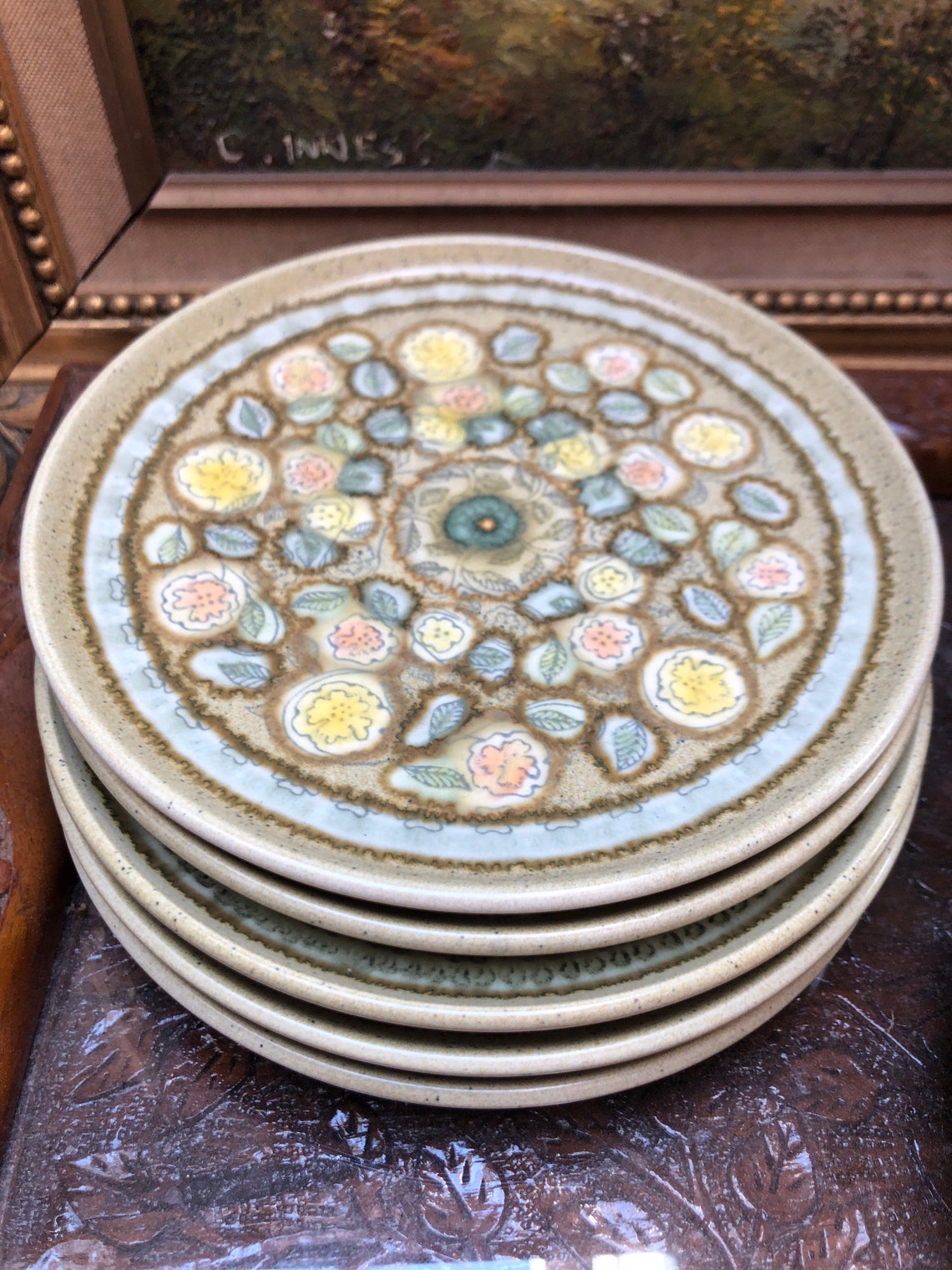 Vintage Reflections Franciscan England Ceramic Pottery Glazed Etsy UK